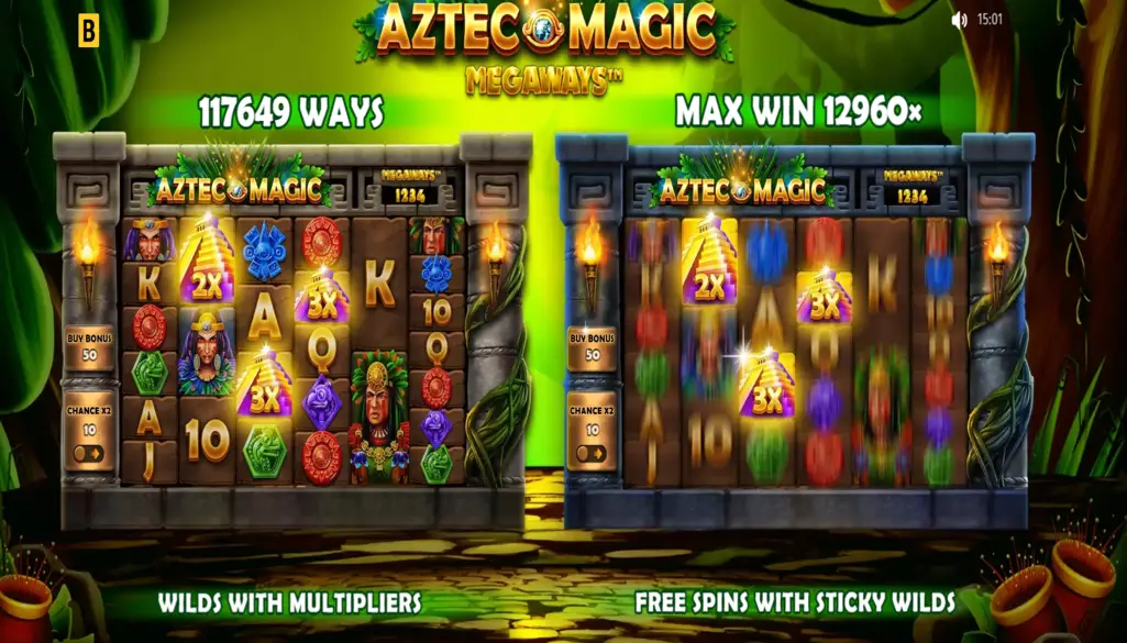 Aztec Magic Megaways Slot Game 